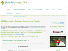 Tablet Screenshot of medicalalternativesclinics.com